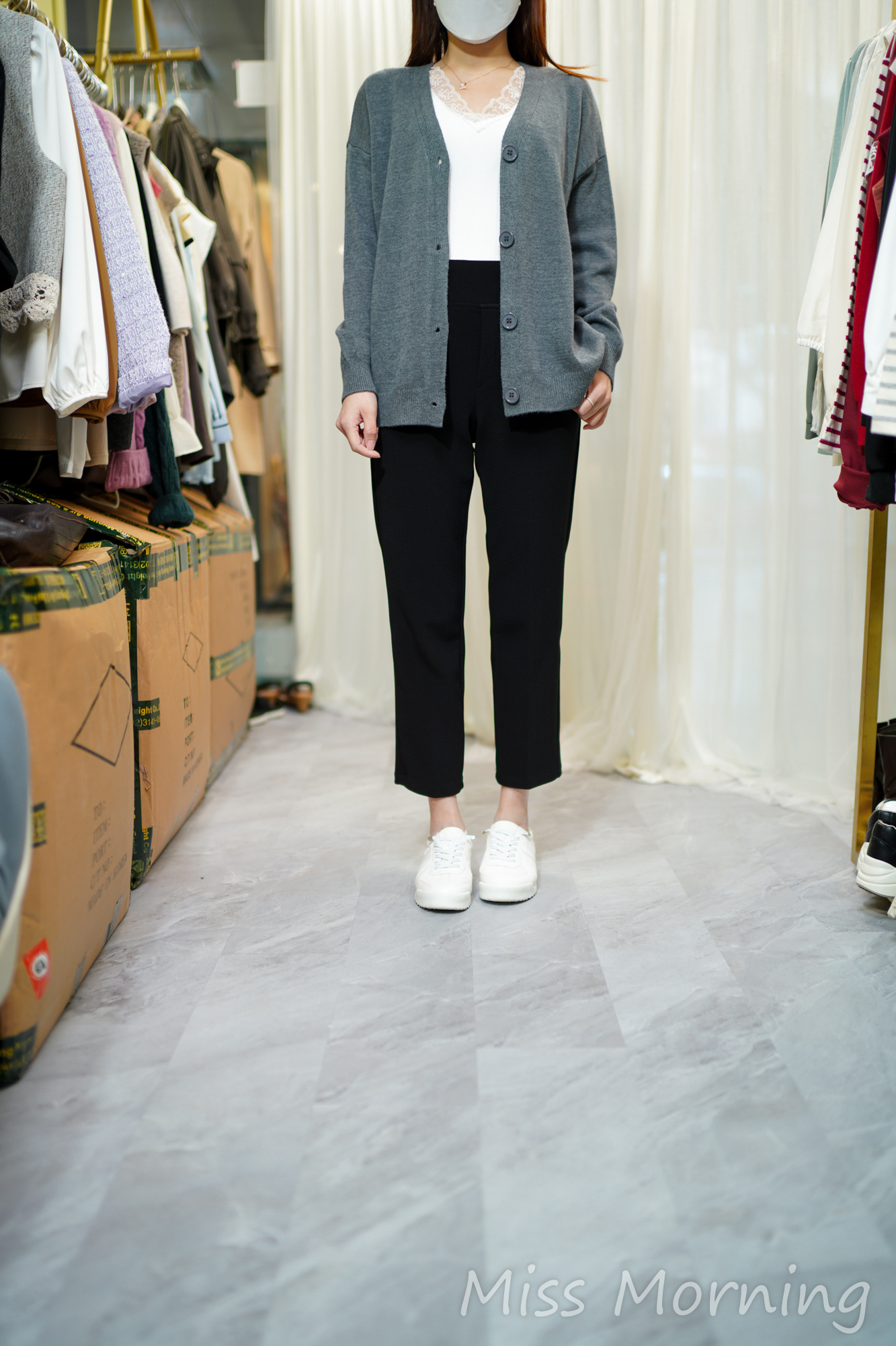 密針織軟熟外套(14216)