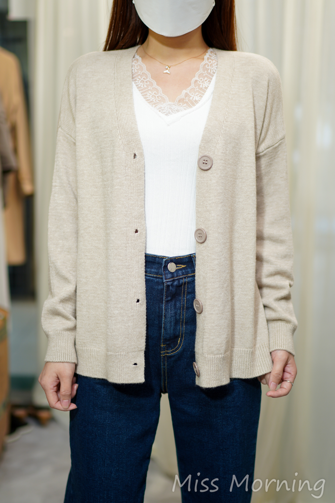 密針織軟熟外套(14216)