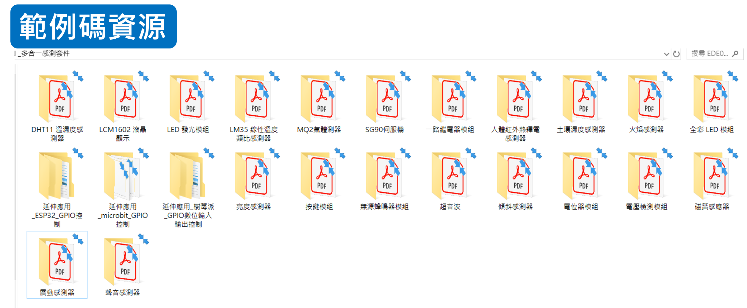 PlayRobot多合一感測套件