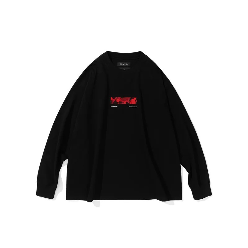 未知領域 mellow camo BOX SWEATSHIRT