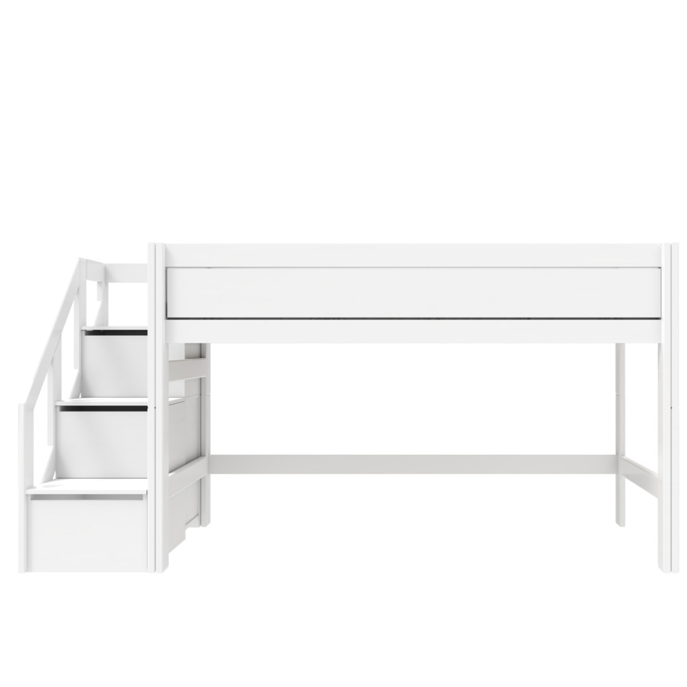 Lifetime Semi-High Bed with Staircase