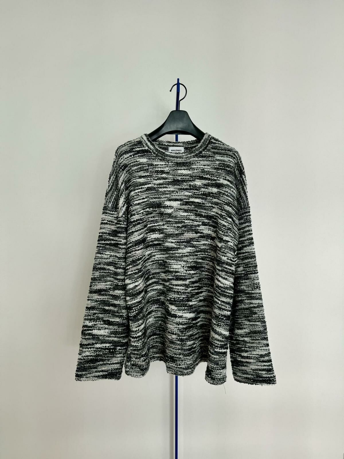圓領橫紋針織衫 MALENKII-099T