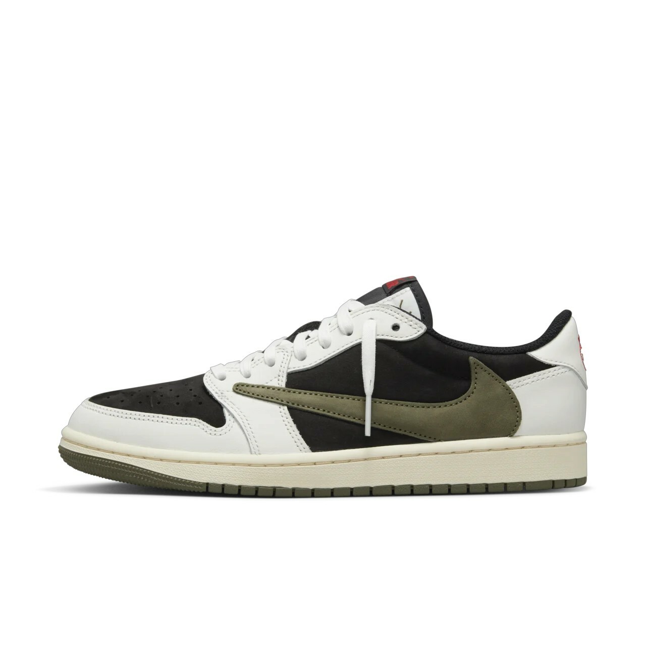 女款 Air Jordan 1 低筒鞋 x Travis Scott Medium Olive 橄欖綠 DZ4137-106