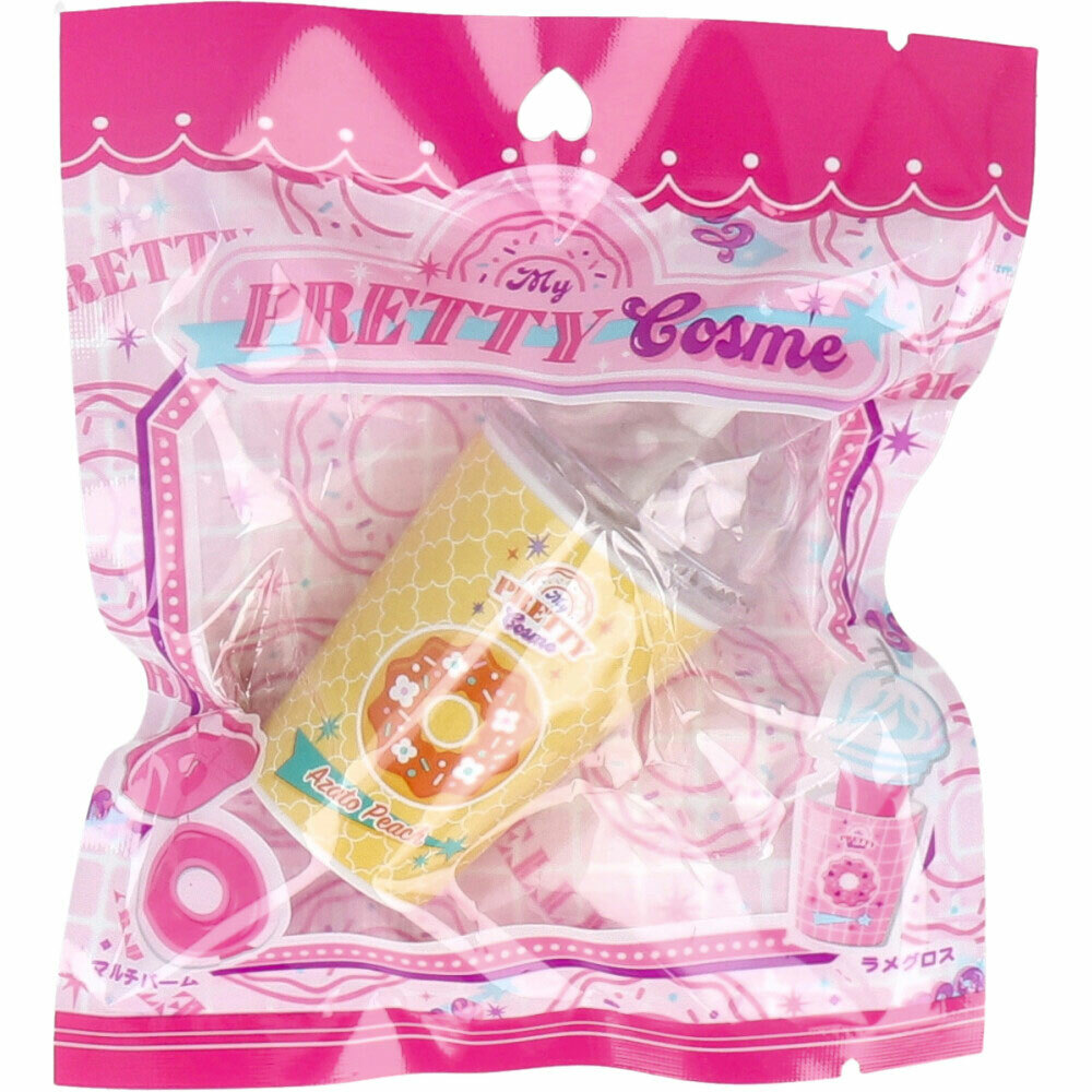 天榮株式會社 化妝品-橘色飲料造型唇膏