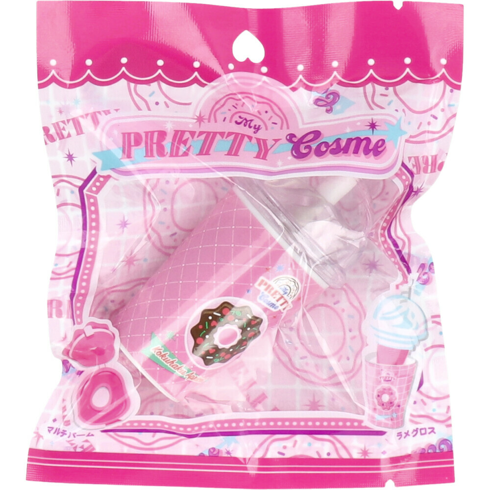 天榮株式會社 化妝品-粉紅色飲料造型唇膏