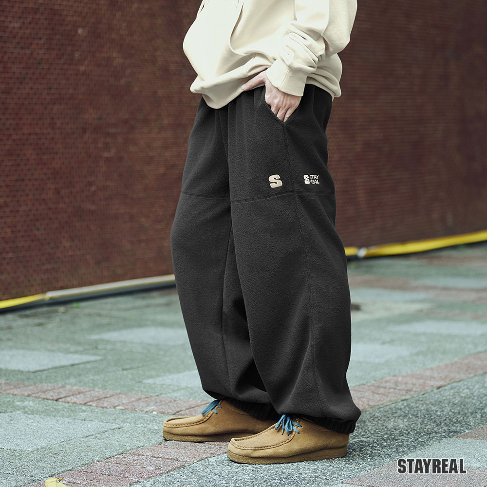Stay Real STAYREAL S Basic搖粒絨長褲