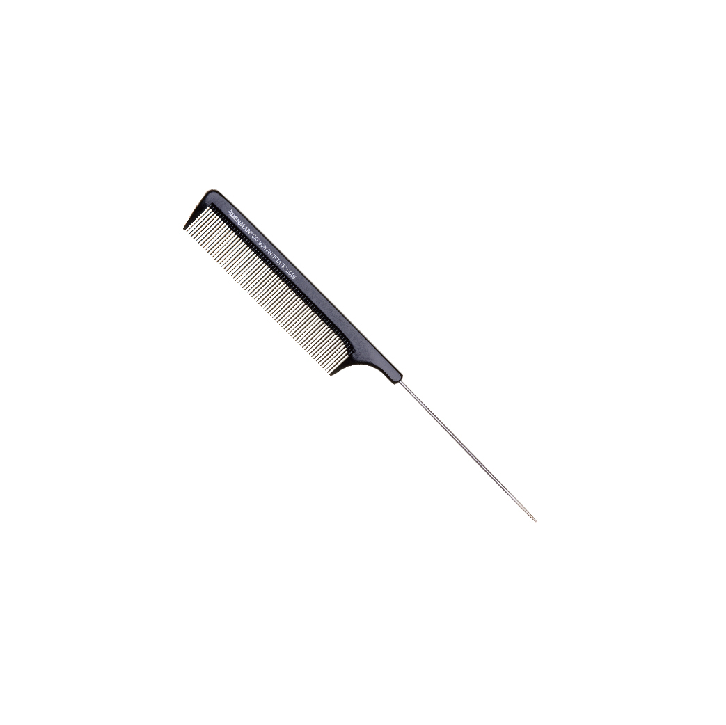 皇冠梳 碳纖維鐵尖尾梳