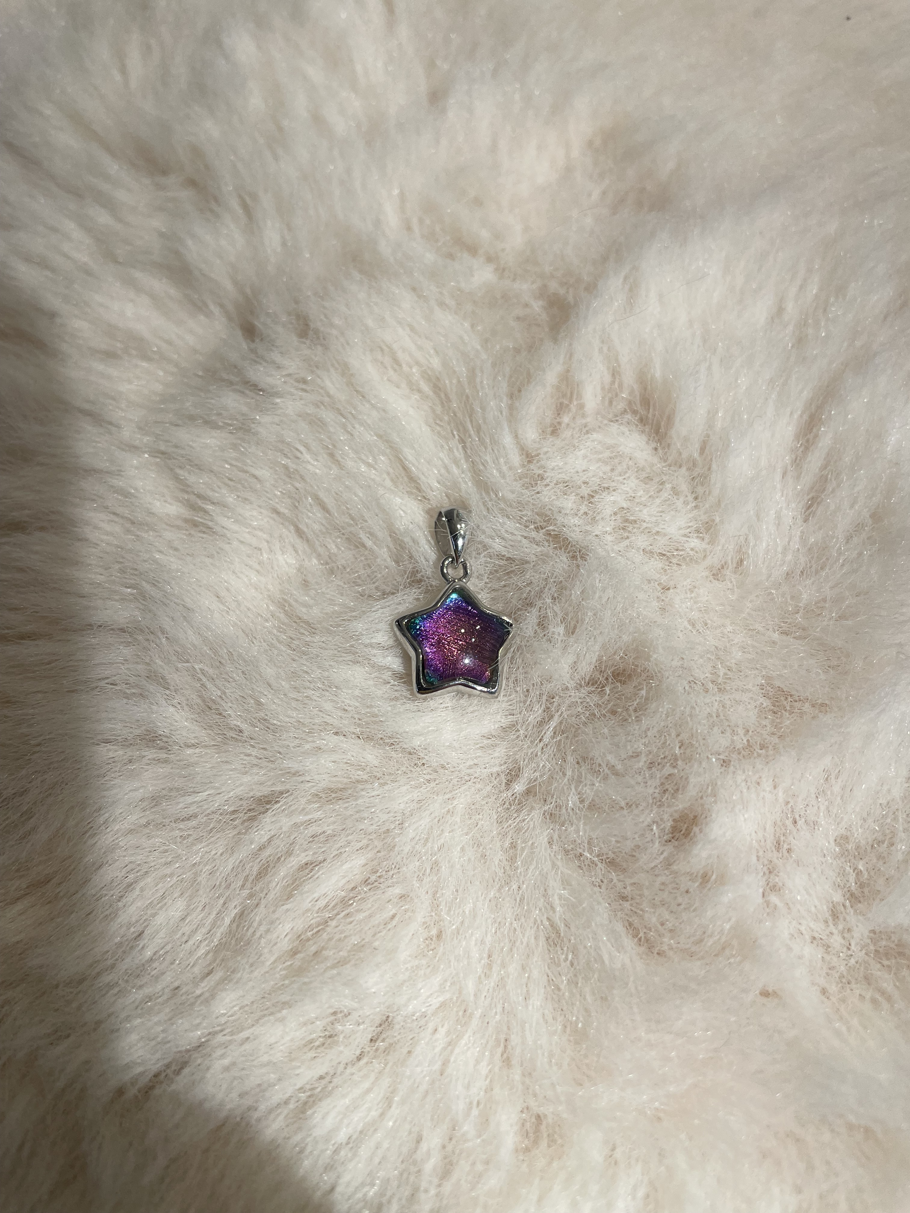 10mm 天鐵幻彩星星吊飾