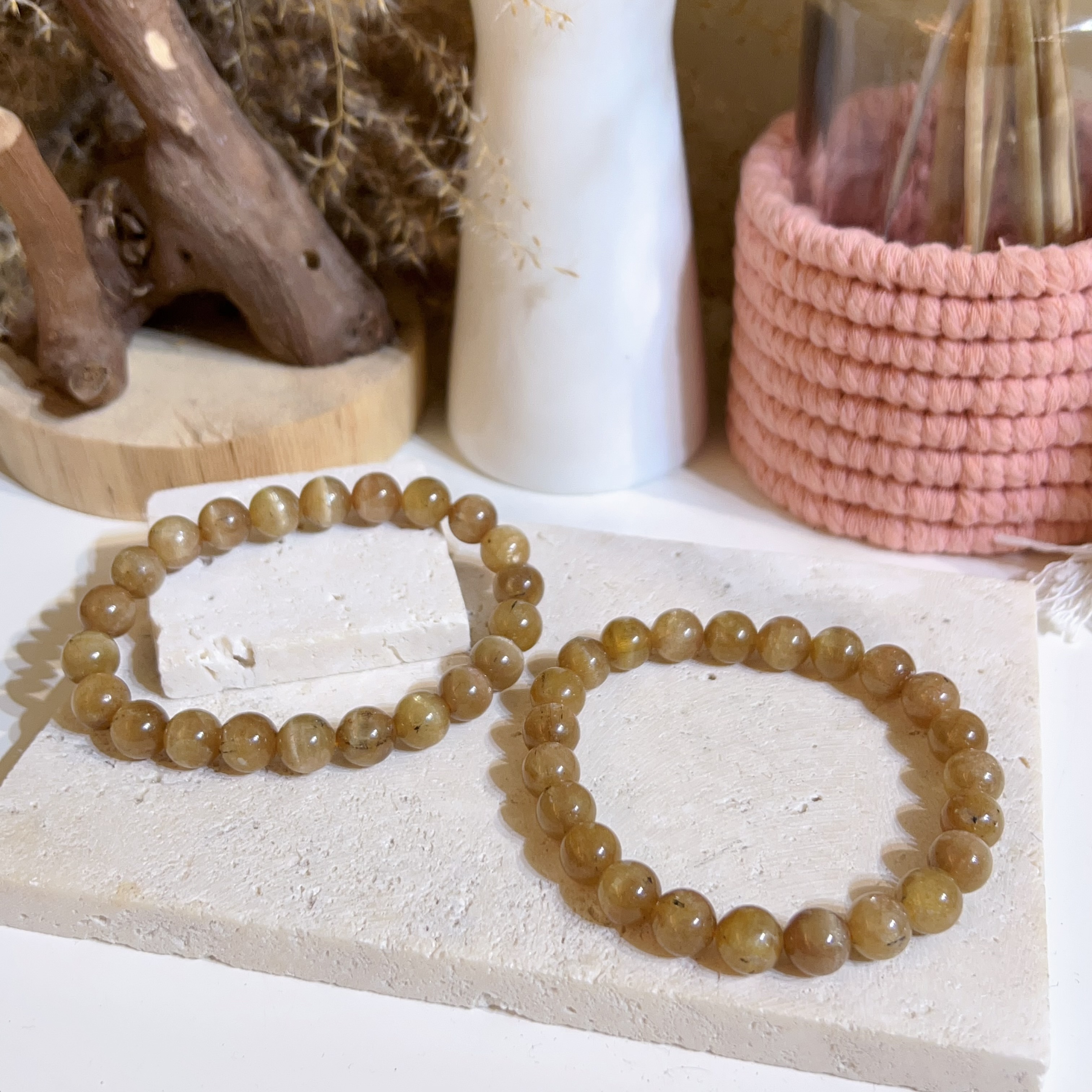 金鋰輝手串 8+mm