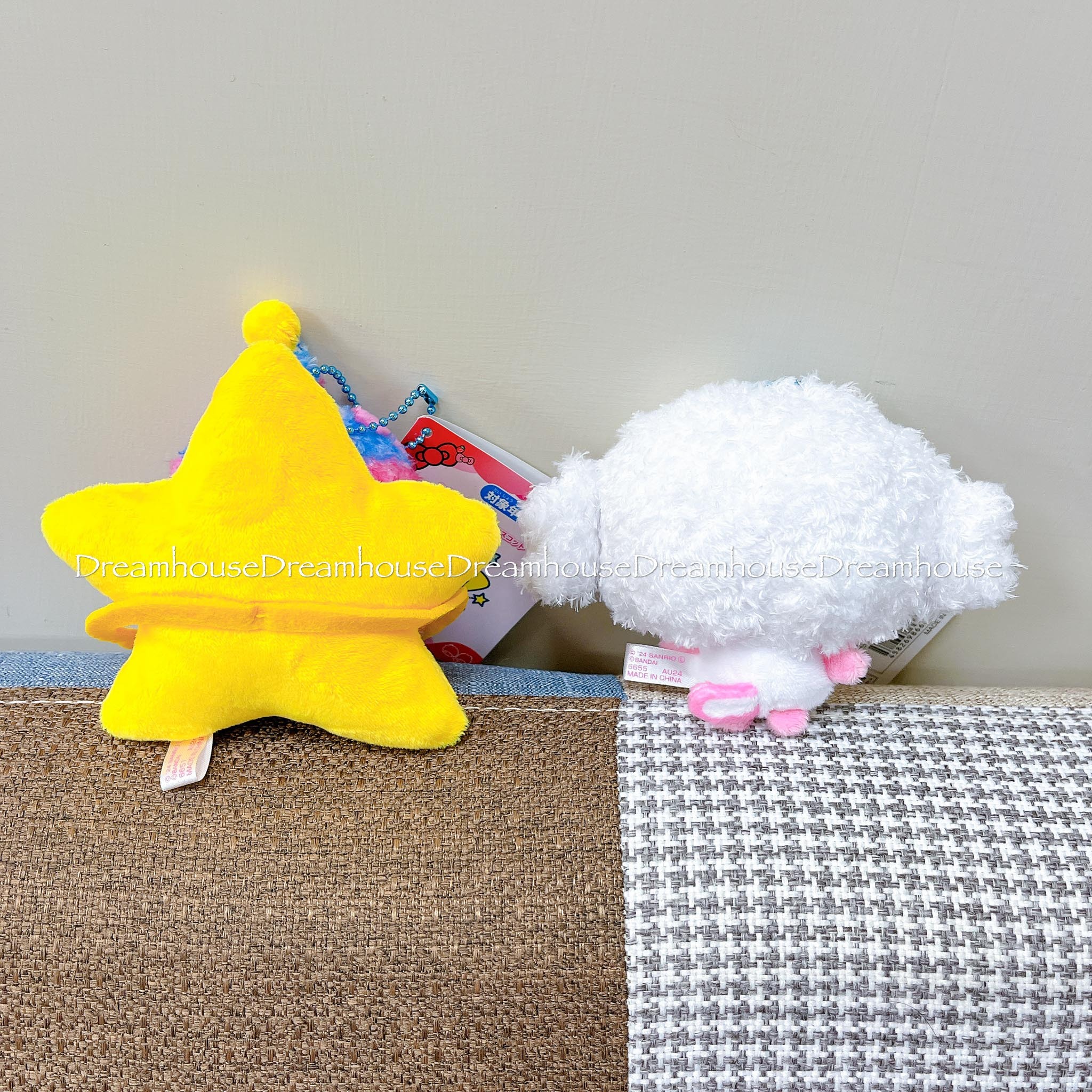 日本限定 三麗鷗 塔麻可吉 雙子星 小麥粉 寵物雞 珠鏈吊飾