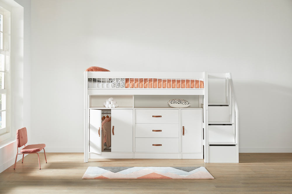 Lifetime Low Loft Bed with Staircase