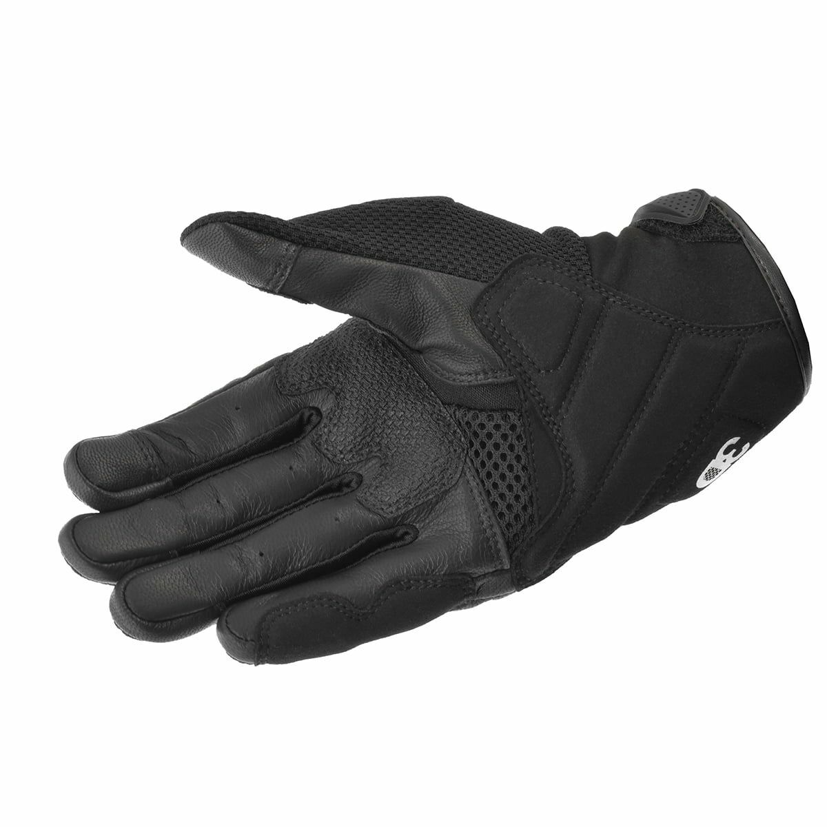 KOMINE GK-224 黑 碳纖維 皮布手套 夏季 透氣 GK224