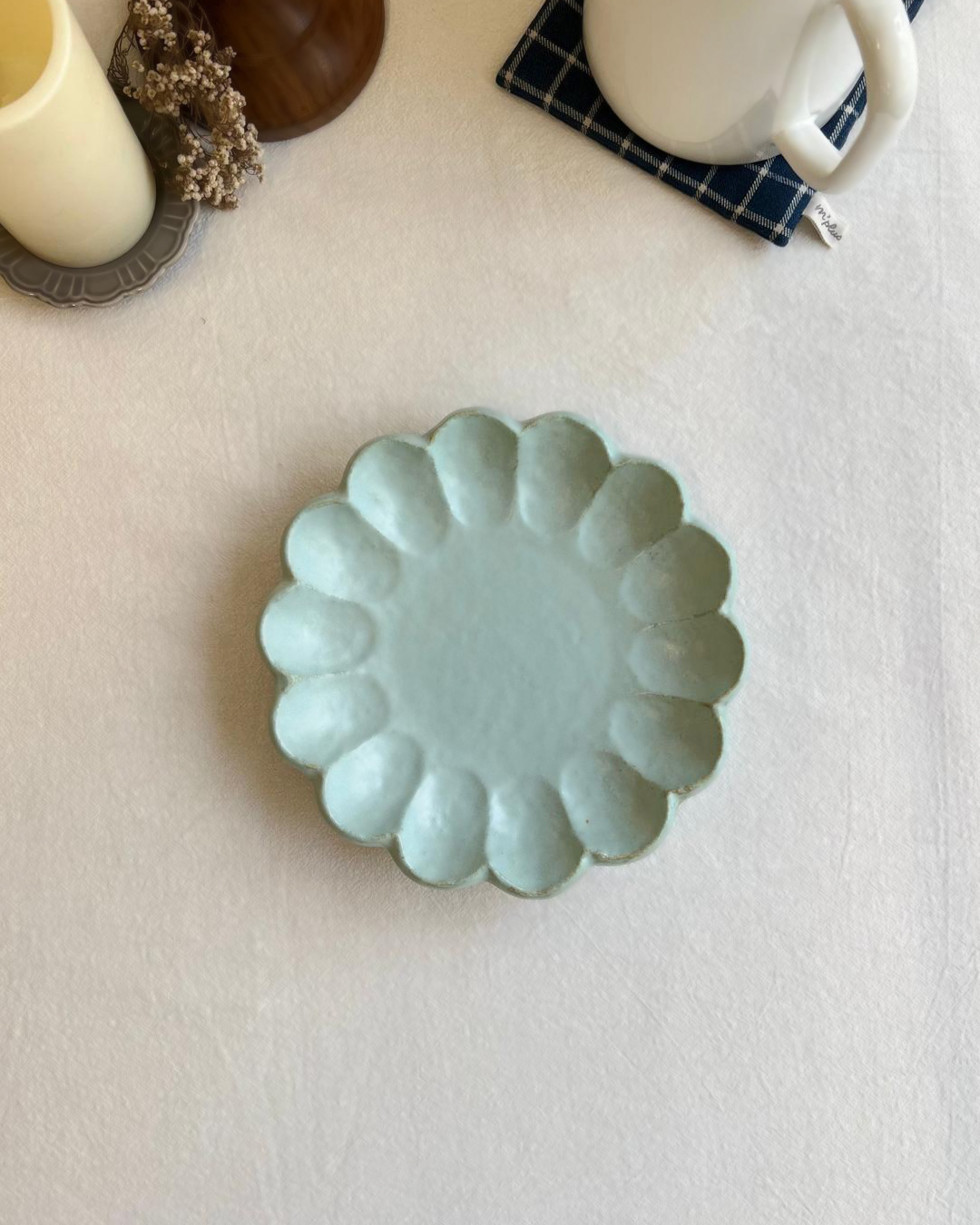 美濃燒 Rinka 21cm碟 空練｜小兵製陶所