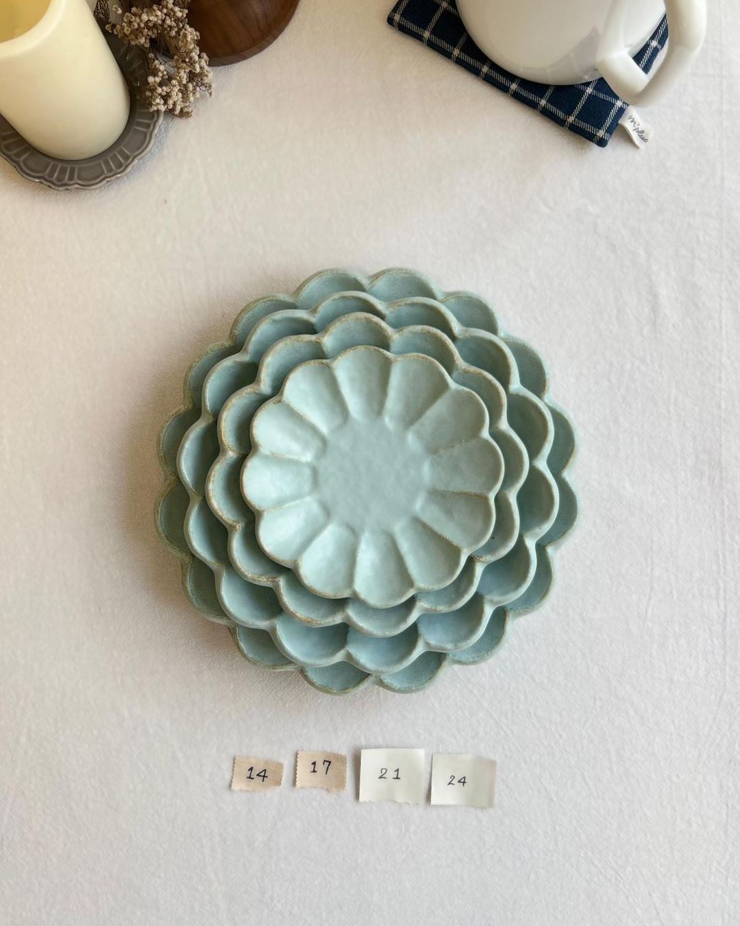 美濃燒 Rinka 21cm碟 空練｜小兵製陶所