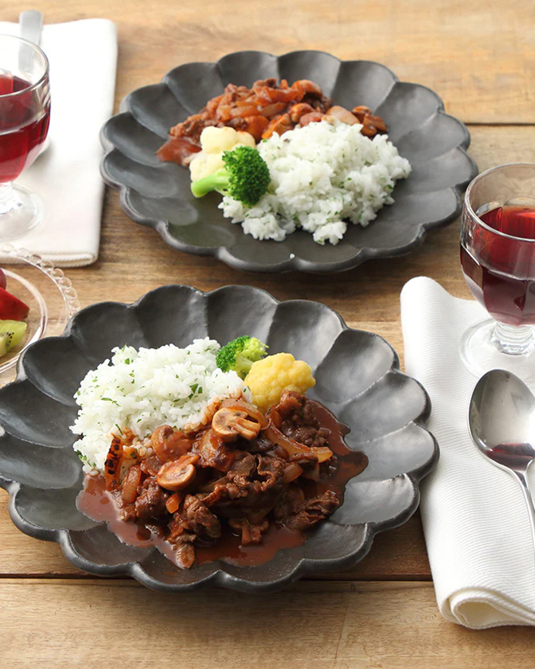 美濃燒 Rinka 24cm碟 黑練｜小兵製陶所