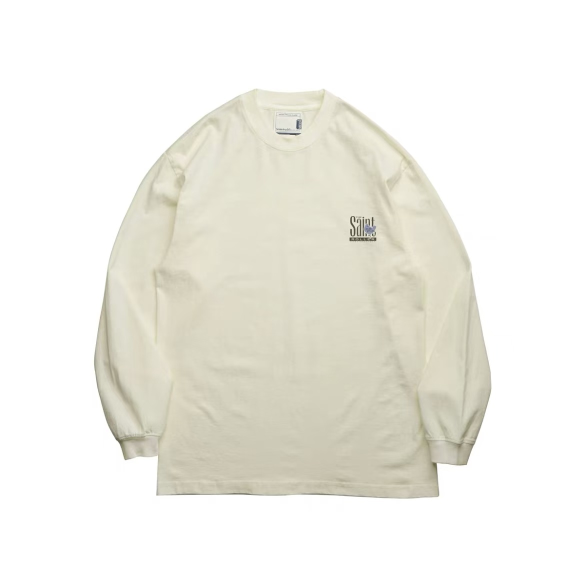 ST.ROLLER L/S T-SHIRT - SRTE018 SRTE82401015 CREAM