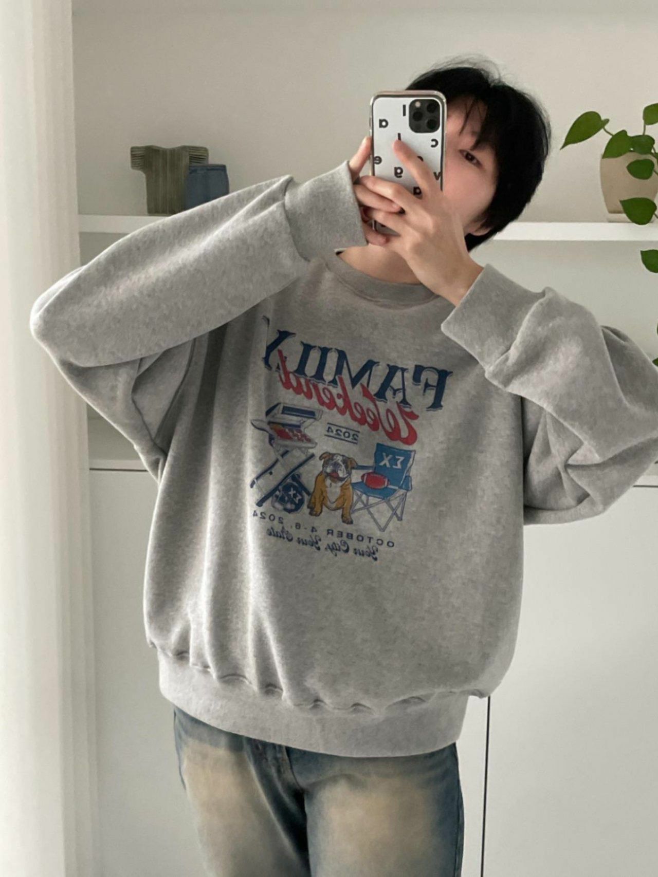 英文字圖案衛衣 LOBBY-017T