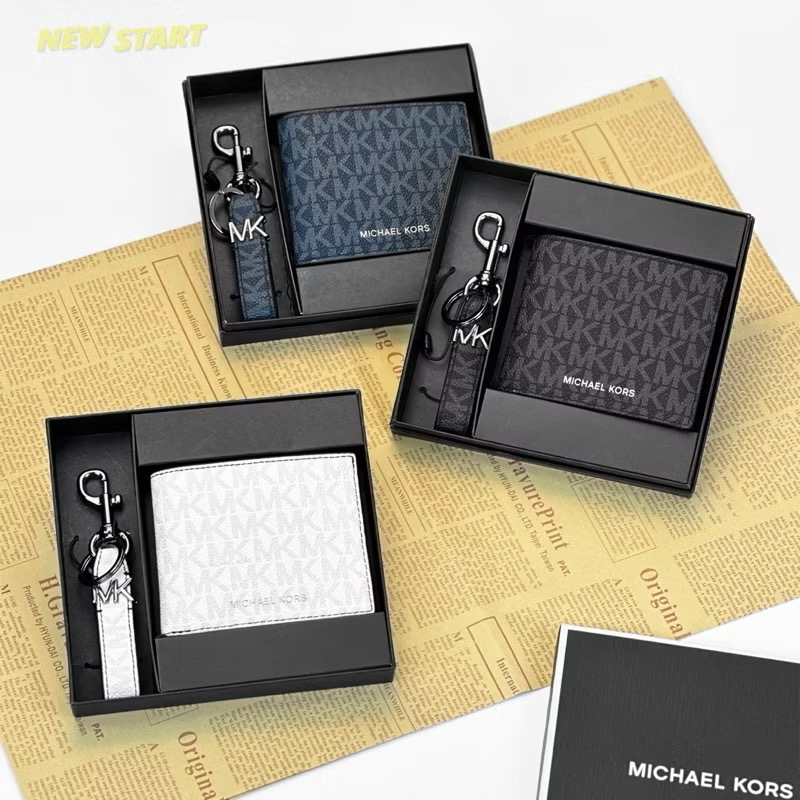 Michael Kors MK 六卡短夾+鑰匙圈禮盒 短夾禮盒