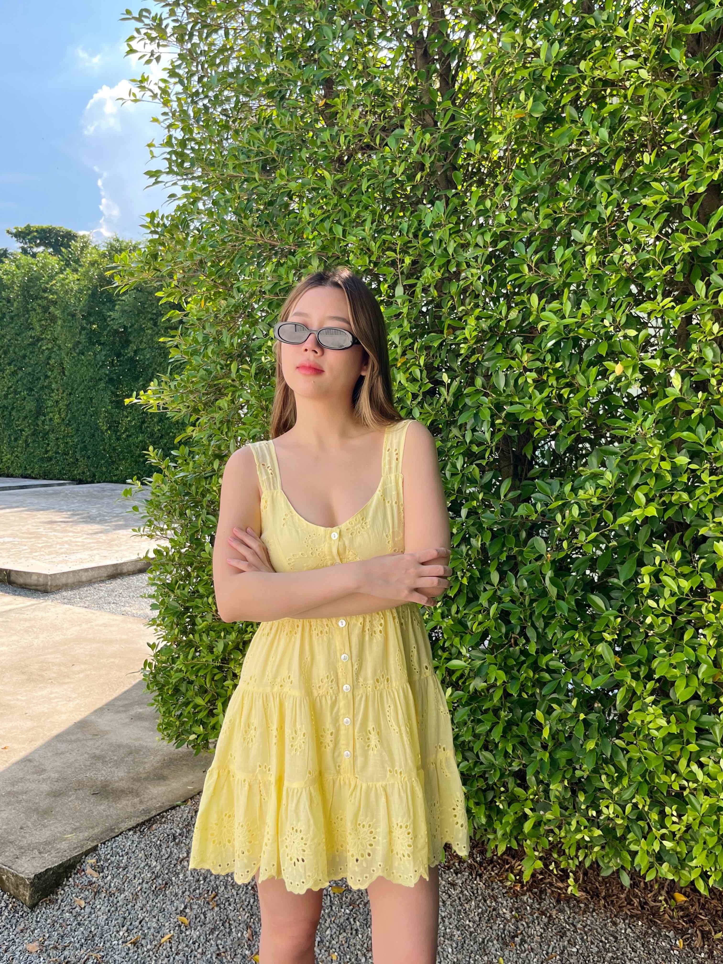 Simone Dress - Yellow