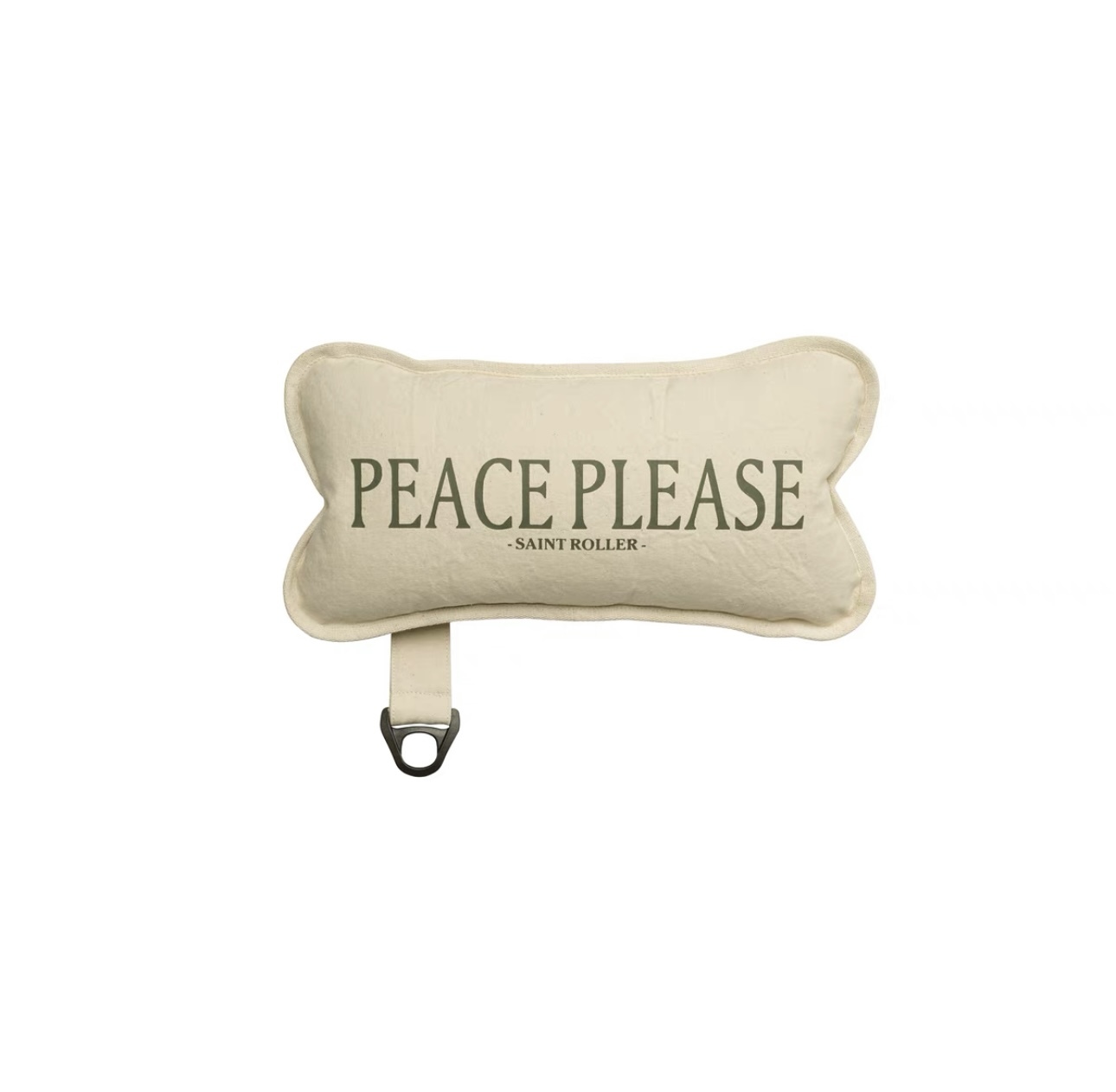 ST. ROLLER 39.5 x 21.5cm PILLOW - SRLF8241200 SRAC017 WHITE