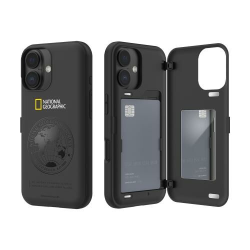 National Geographic - Card Door Bumper - iPhone 16 Case 國家地理插卡防撞手機殼