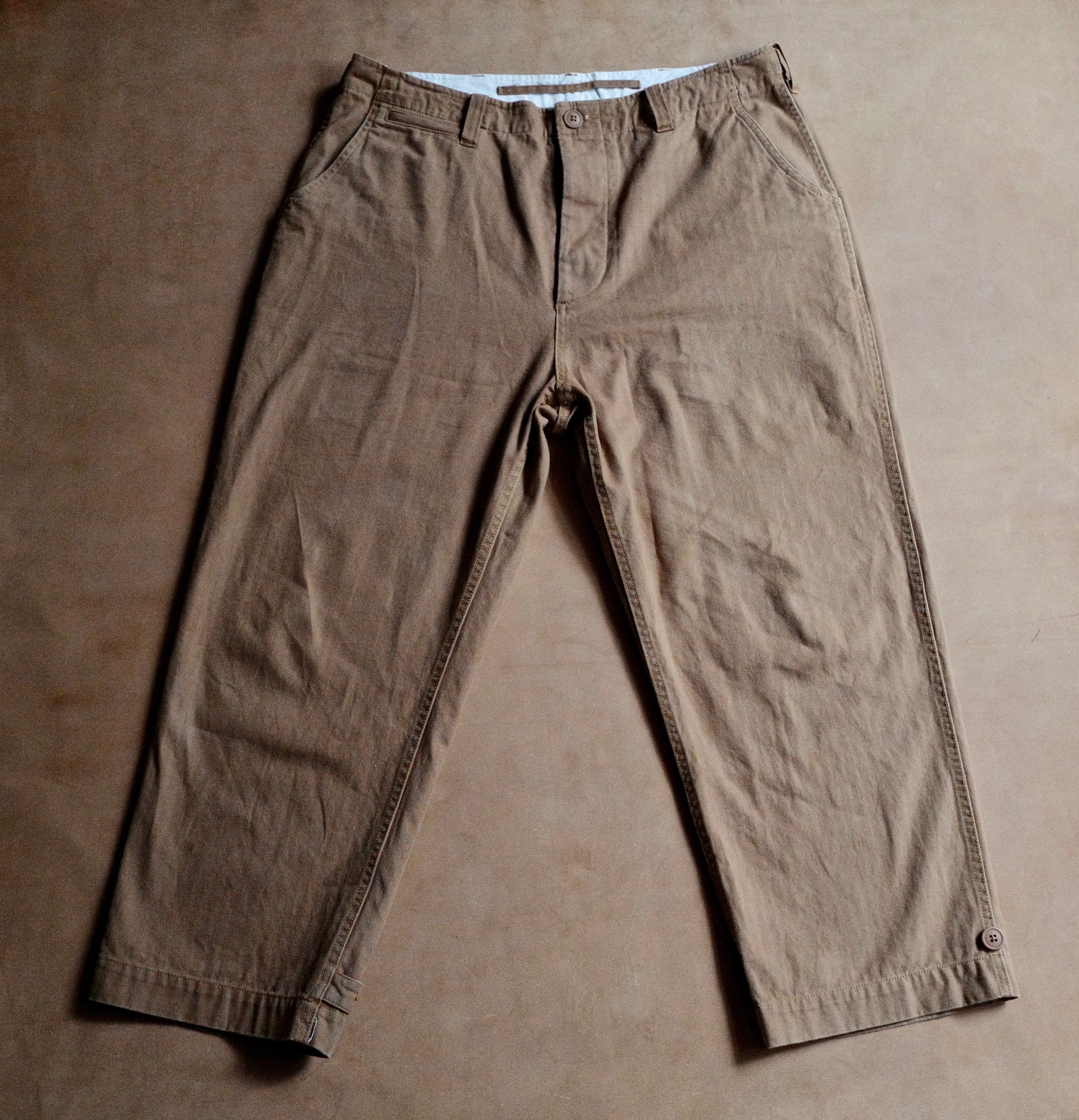 W&A HBT military style pants / 黃土色 camel