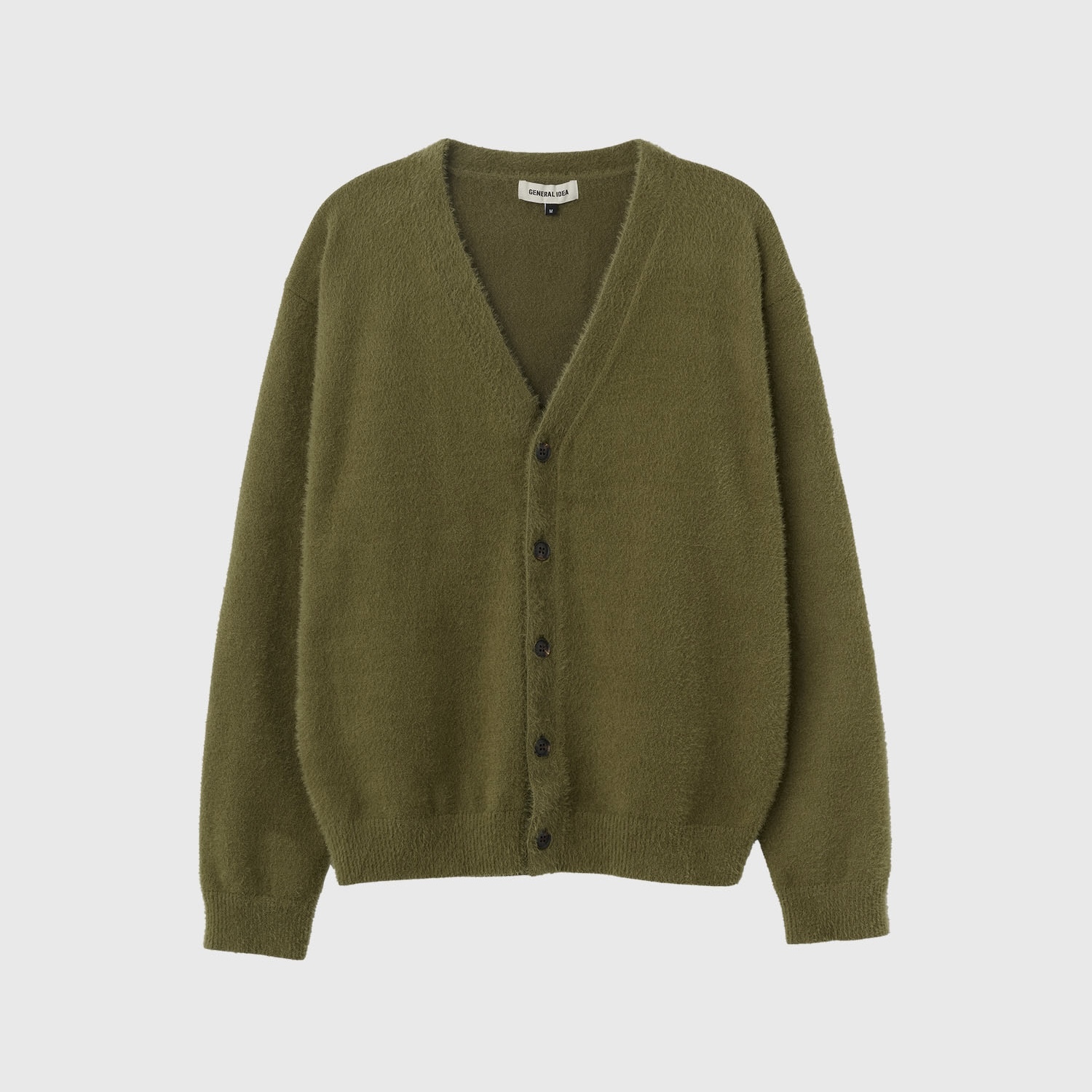 [GENERAL IDEA] HAIRY V-NECK CARDIGAN