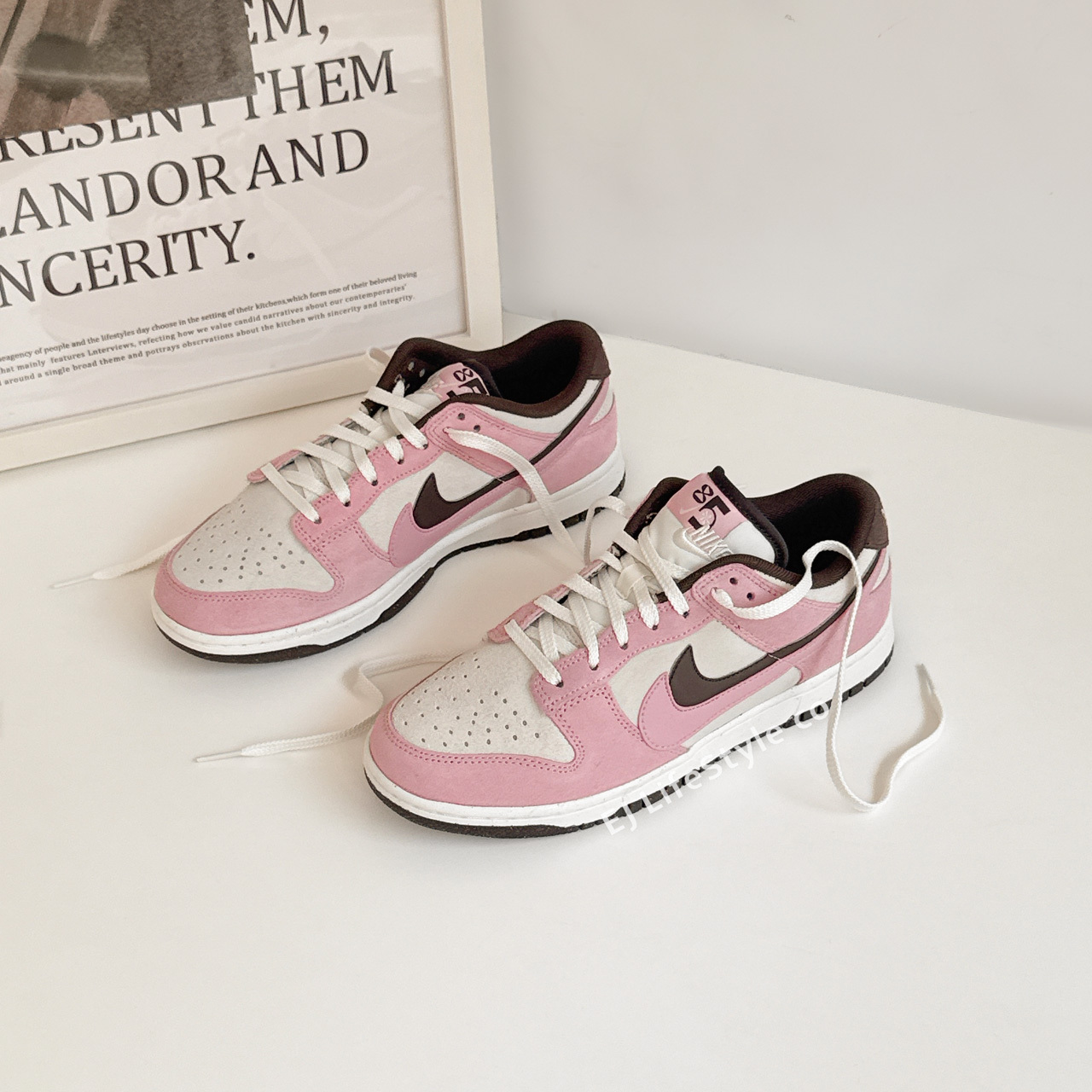 NIKE DUNK LOW 85 草莓可可 粉棕 櫻花粉 咖啡色 摩卡色 雙勾 解構 麂皮 女鞋 HV1799-161 / 調貨