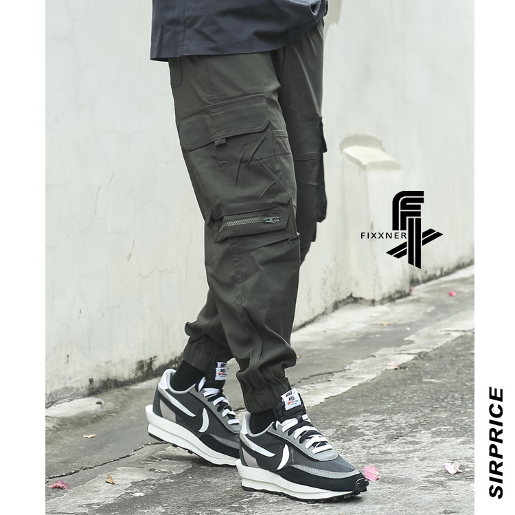 FIXXNER ORIGINAL 全彈性工裝縮口褲