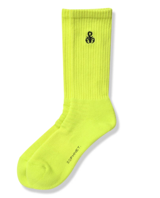 SOPHNET SCORPION SOCKS 蠍子 LOGO 長襪 七色 襪子 現貨
