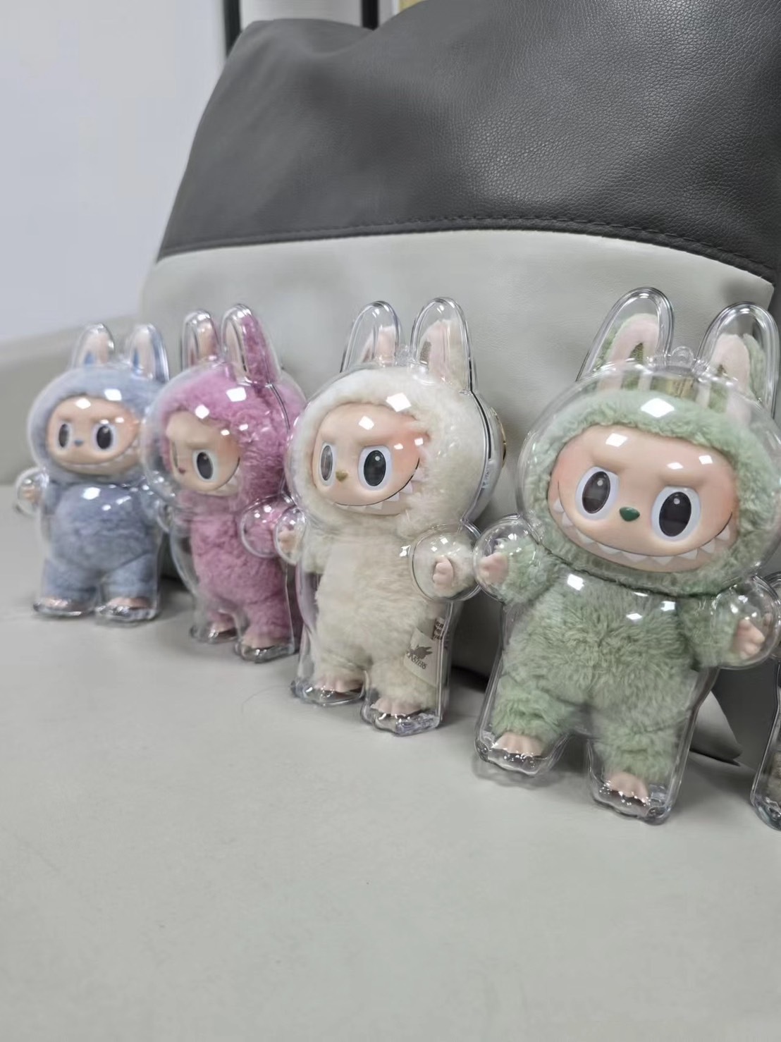 現貨 Labubu心動馬卡龍 一代專用 壓克力硬殼 透明保護殼 不含娃