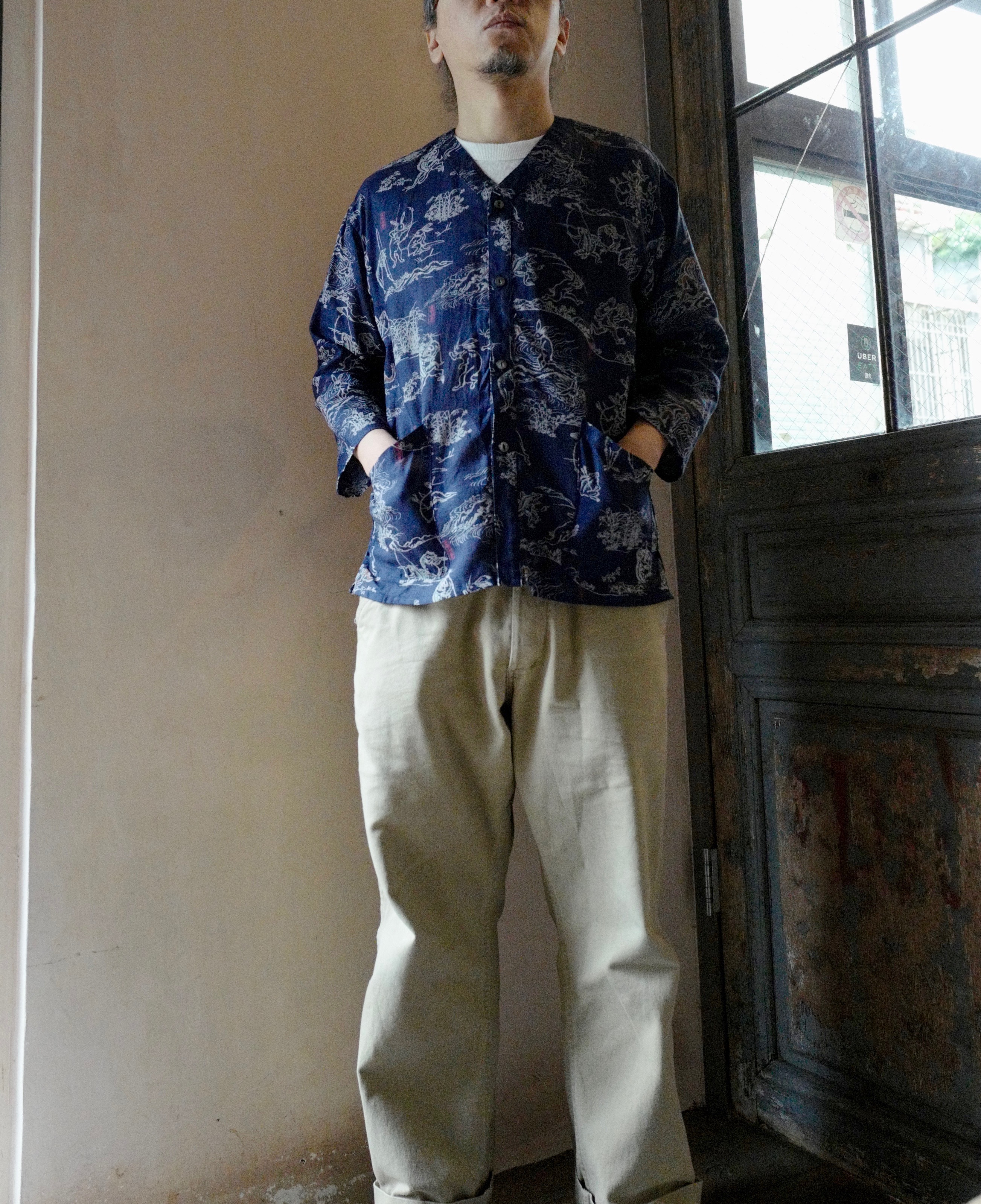 W&A HBT military style pants / 卡其 Khaki