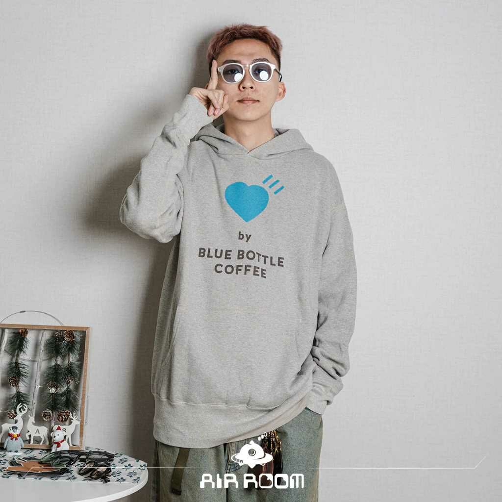 HUMAN MADE X BLUE BOTTLE HOODED SWEATSHIRT 藍瓶 咖啡 聯名 愛心 帽T 現貨