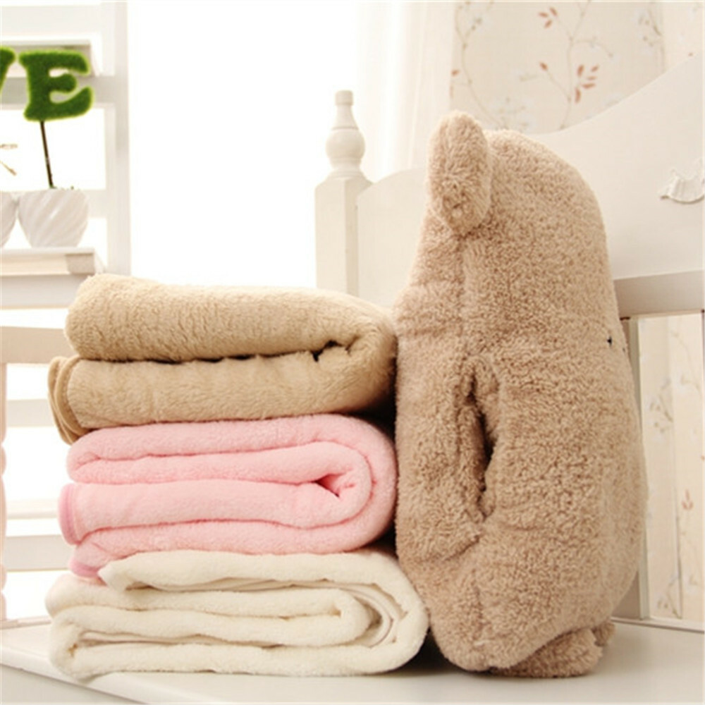 《4974》可愛小熊空調被抱枕