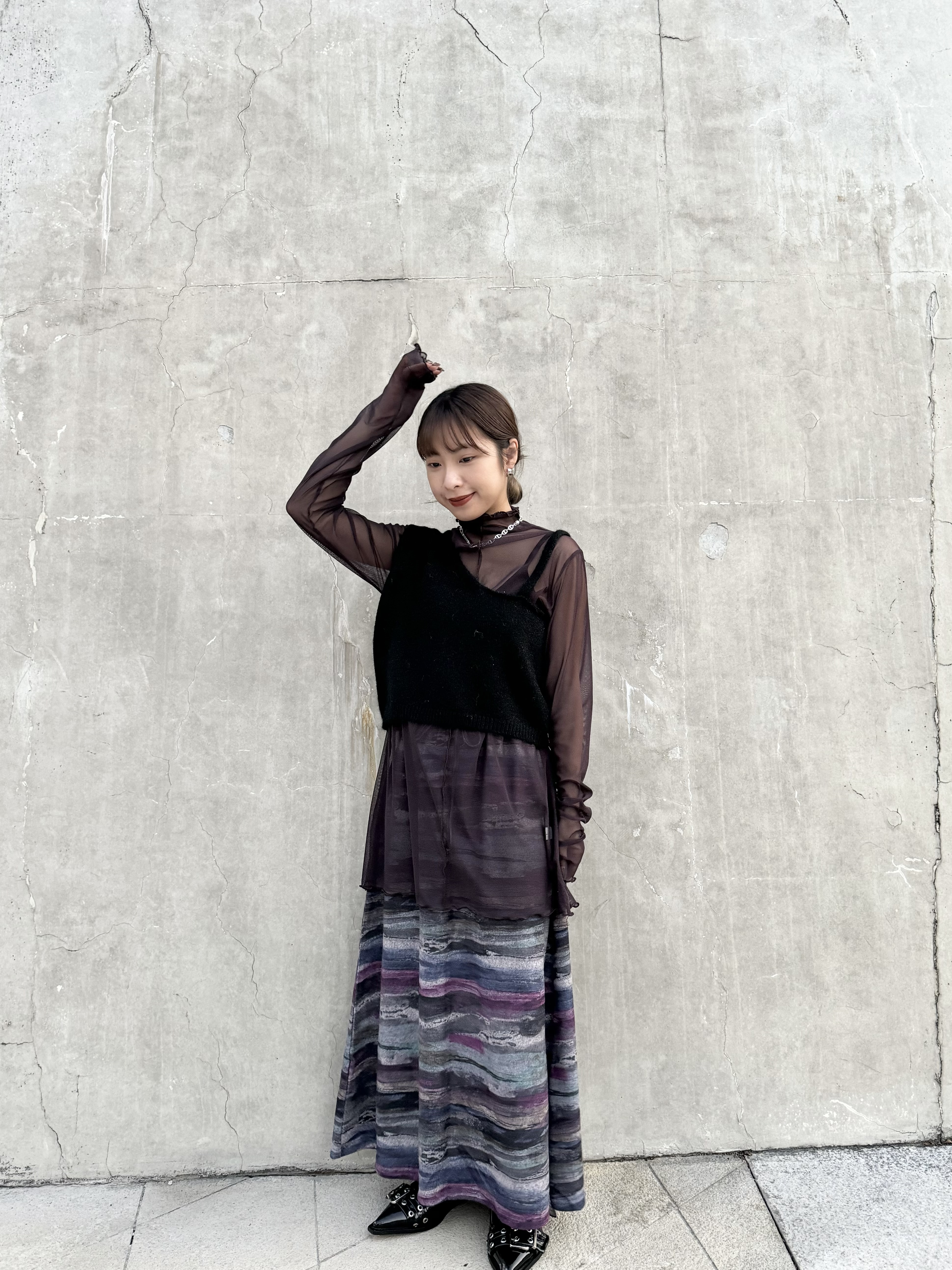 必買！OVERSIZE直骨紗紗TOP