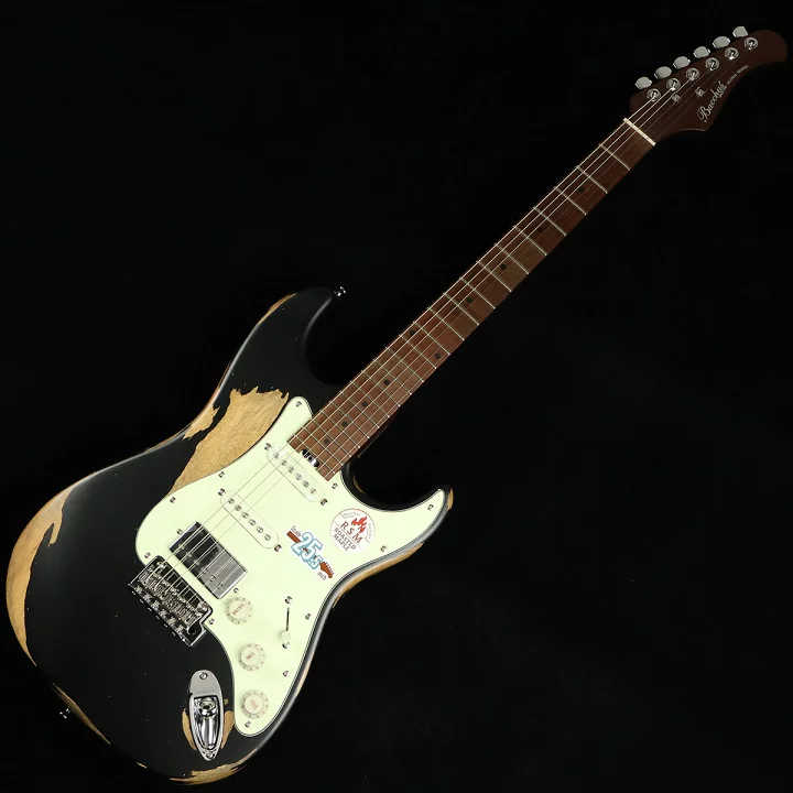 Bacchus BSH-AGED/RSM-BLK-AGED 黑色 仿舊 電吉他