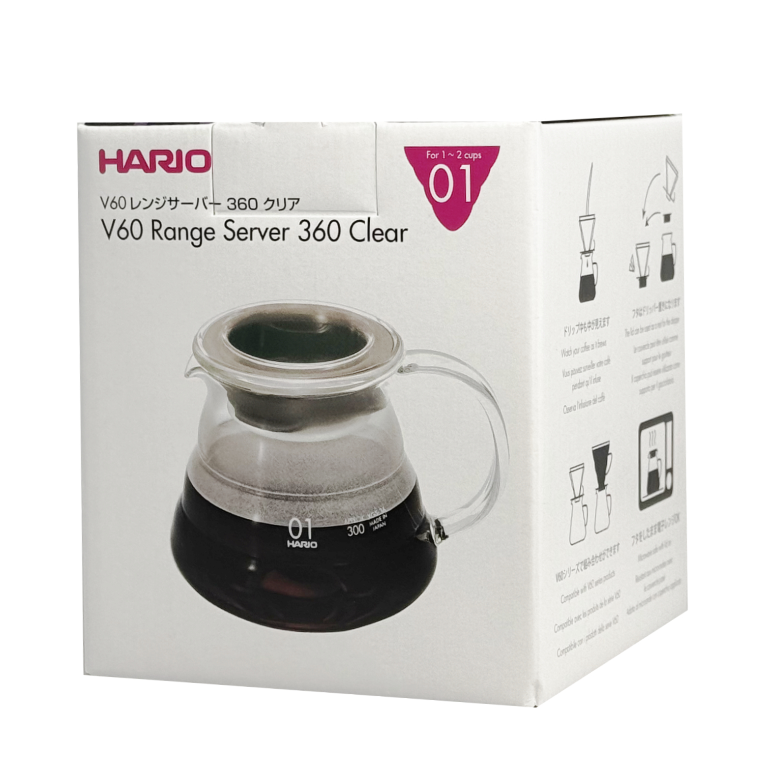 Hario V60 Range Server 360 Clear