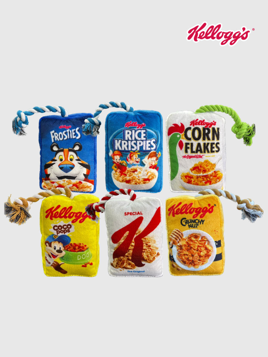 【Kellogg's 家樂氏】有聲狗狗結繩玩具