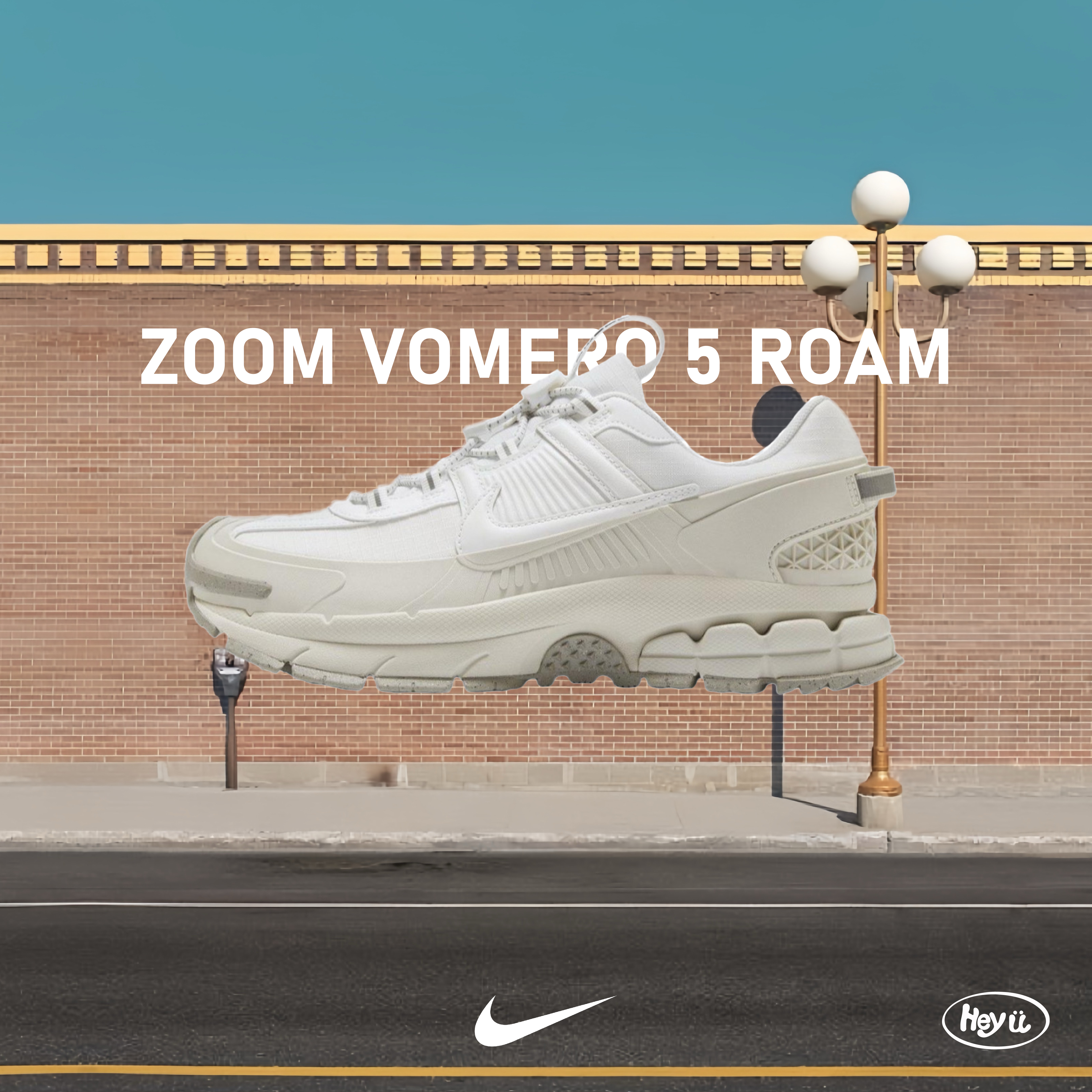 NIKE Zoom Vomero 5 Roam (白)