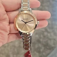 [S] LUXURY WATCH HUGO BOSS 1540106 FRIEND WOMEN's CARNATION GOLD DIAL WATCH, 885997419567 (SZZ497)