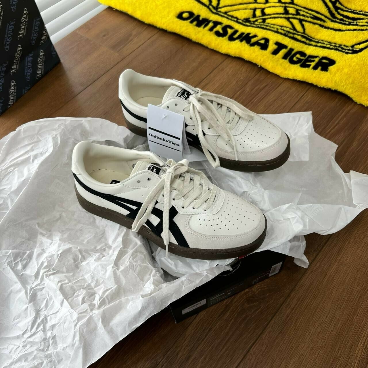 Onitsuka Tiger GSM 奶油焦糖 鬼冢虎 黑虎爪紋 1183A353-127