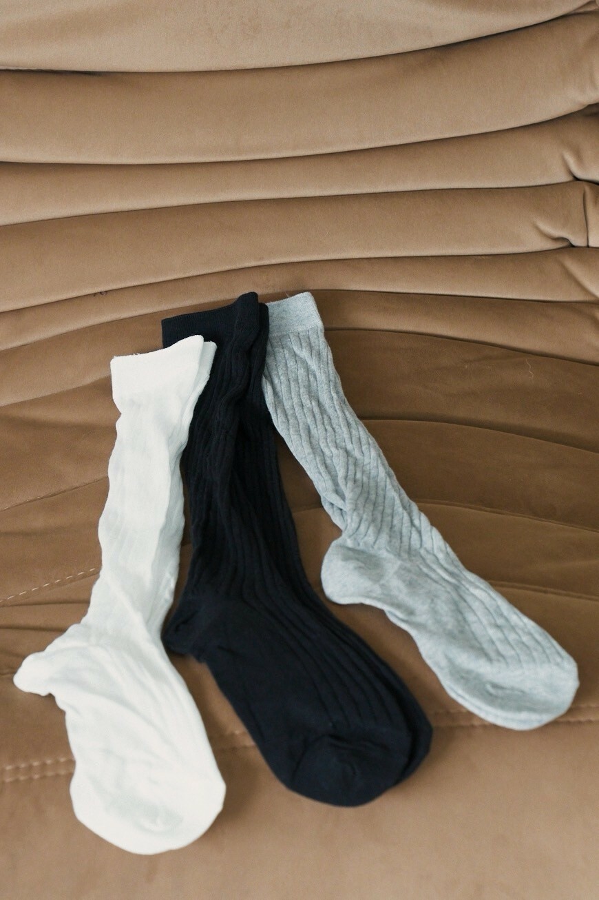 🇰🇷#H120 一定要有的微透感長襪(黑/灰/白)