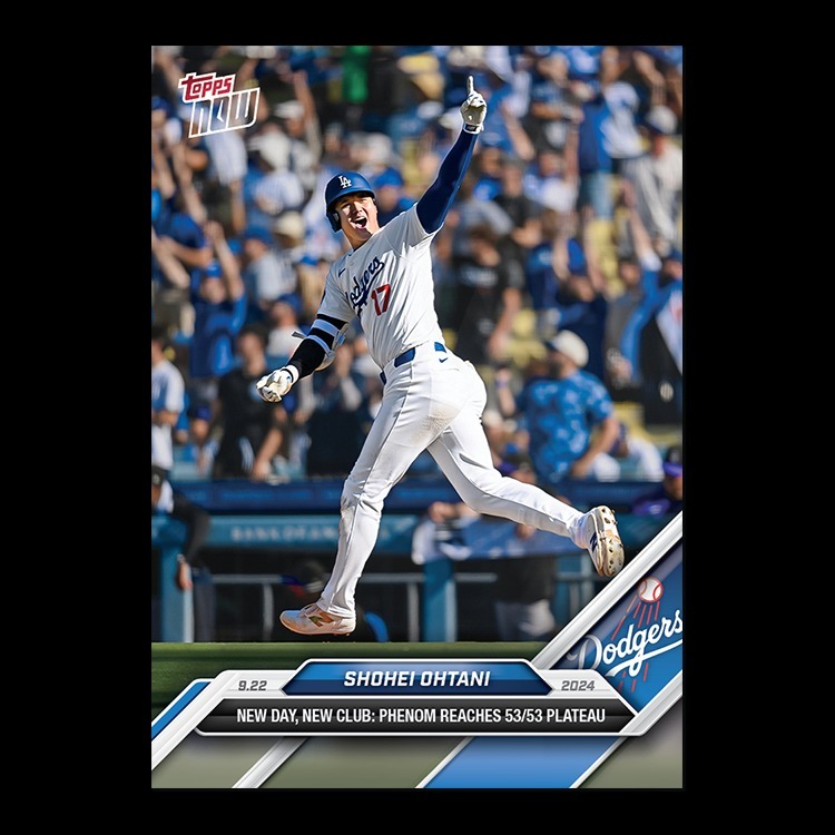 MLB球員卡 Shohei Ohtani - 2024 MLB TOPPS NOW® Card 743 - PR: 19,298