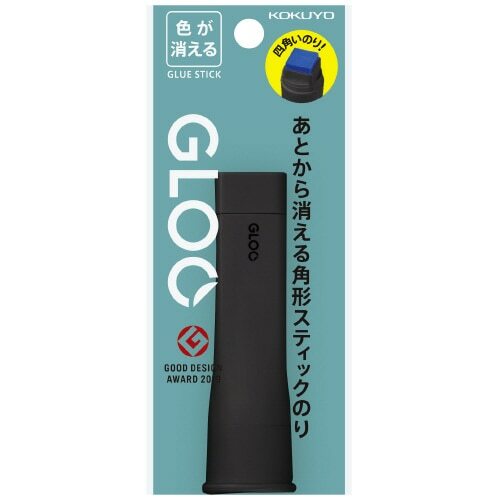 日本KOKUYO．GLOO 方形消色口紅膠 黑色 G311D-1P