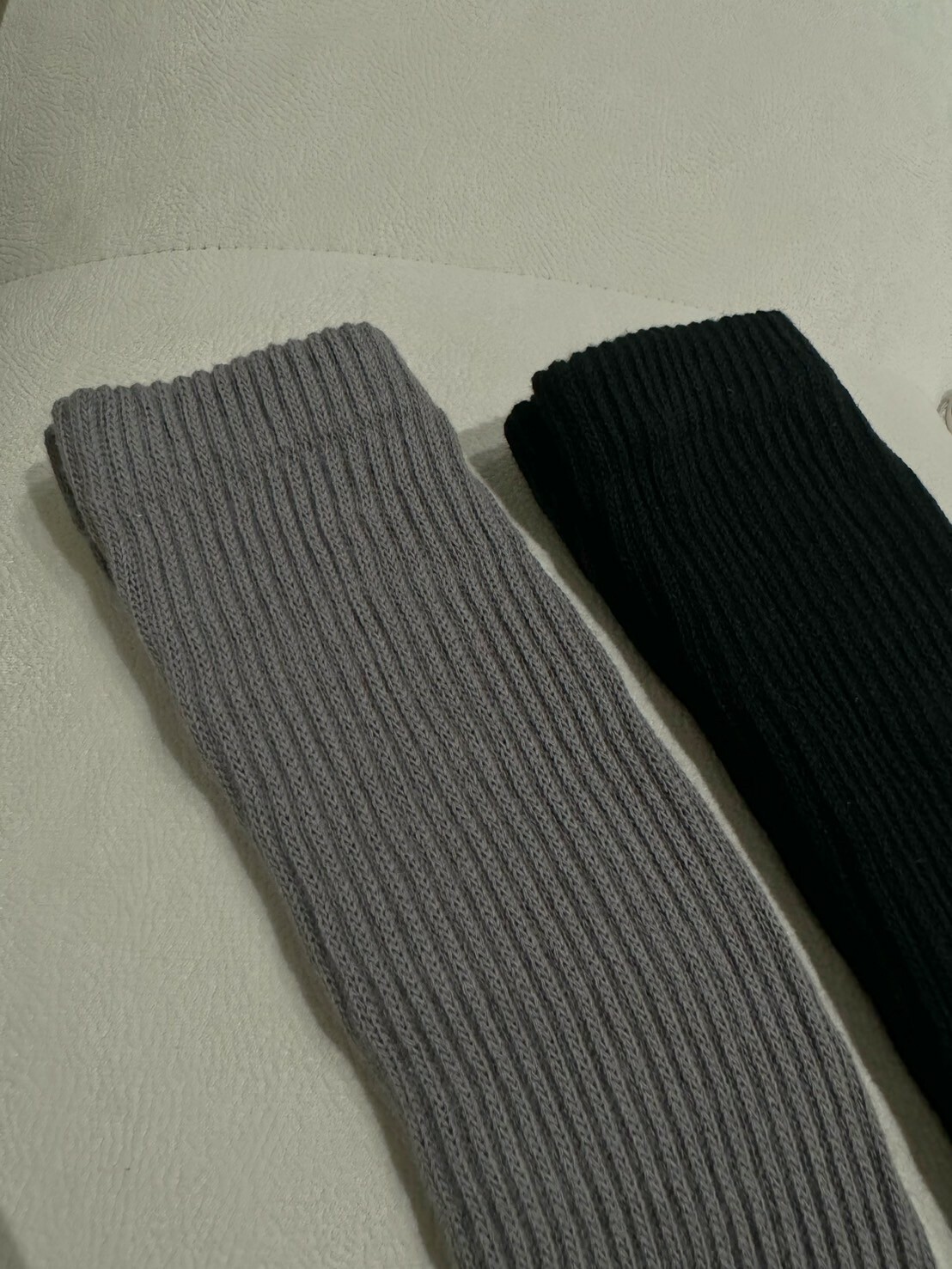 🇰🇷#H121 有夠好穿坑條襪(黑/灰/白)