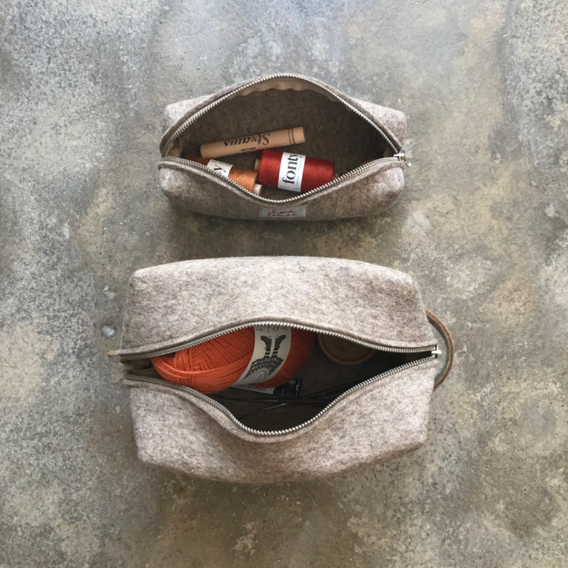 [Retrosaria ROSA POMAR] 升級再造羊毛氈布提包