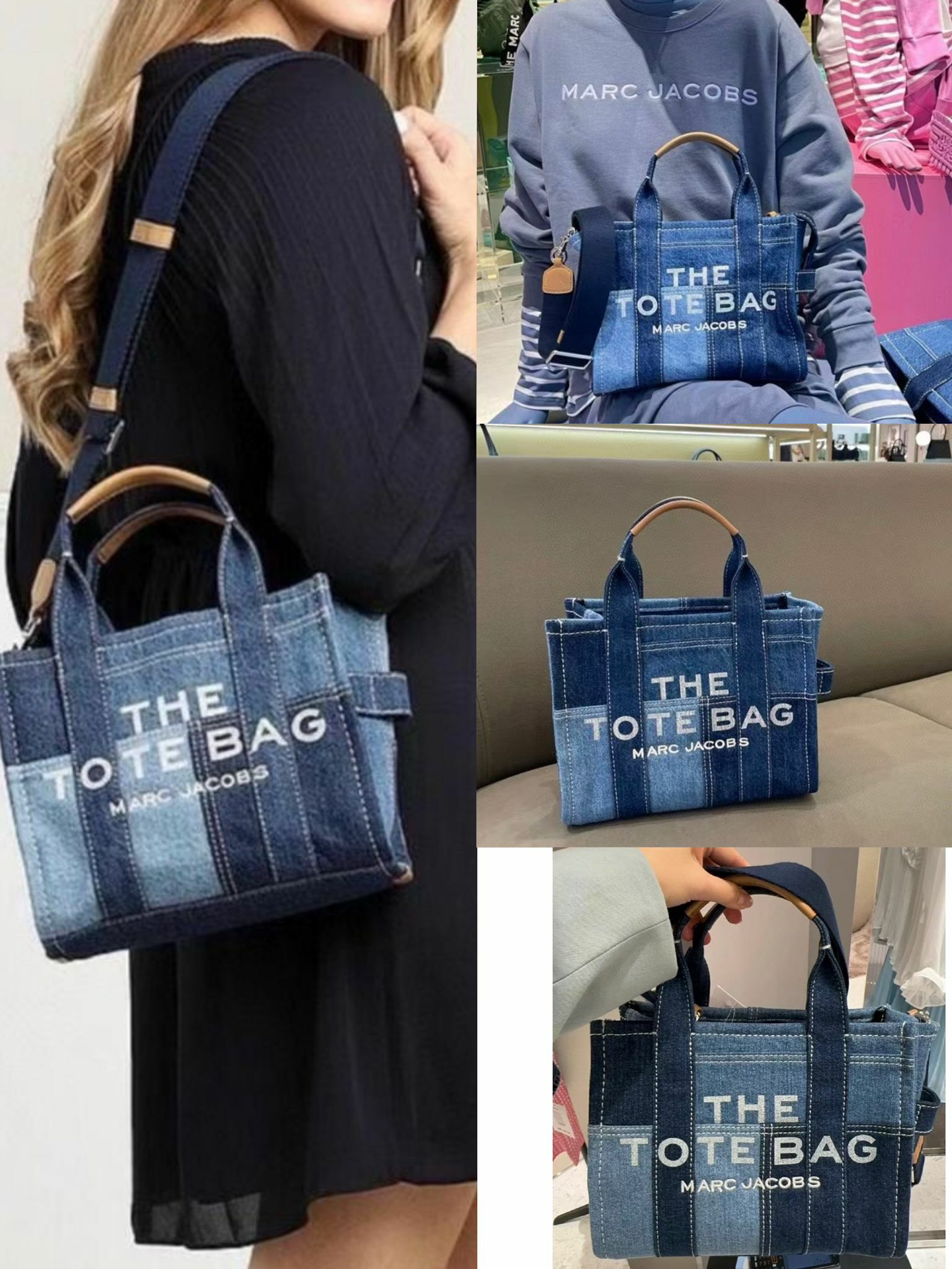 💙Marc Jacobs 牛仔迷你托特包💙