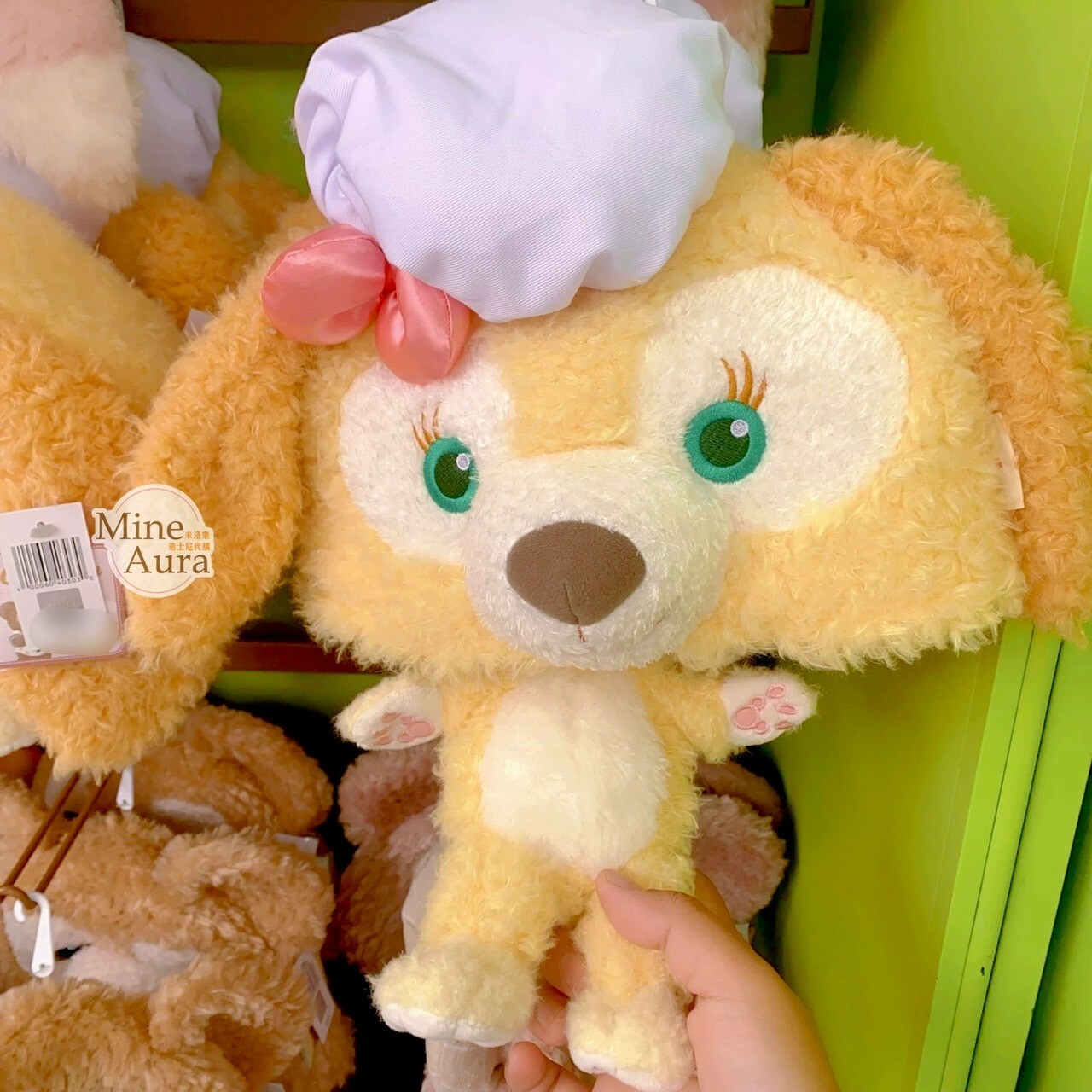 可琦安 餅乾 CookieAnn 大頭小身體絨毛 造型帽 帽子 頭套 -上海迪士尼樂園