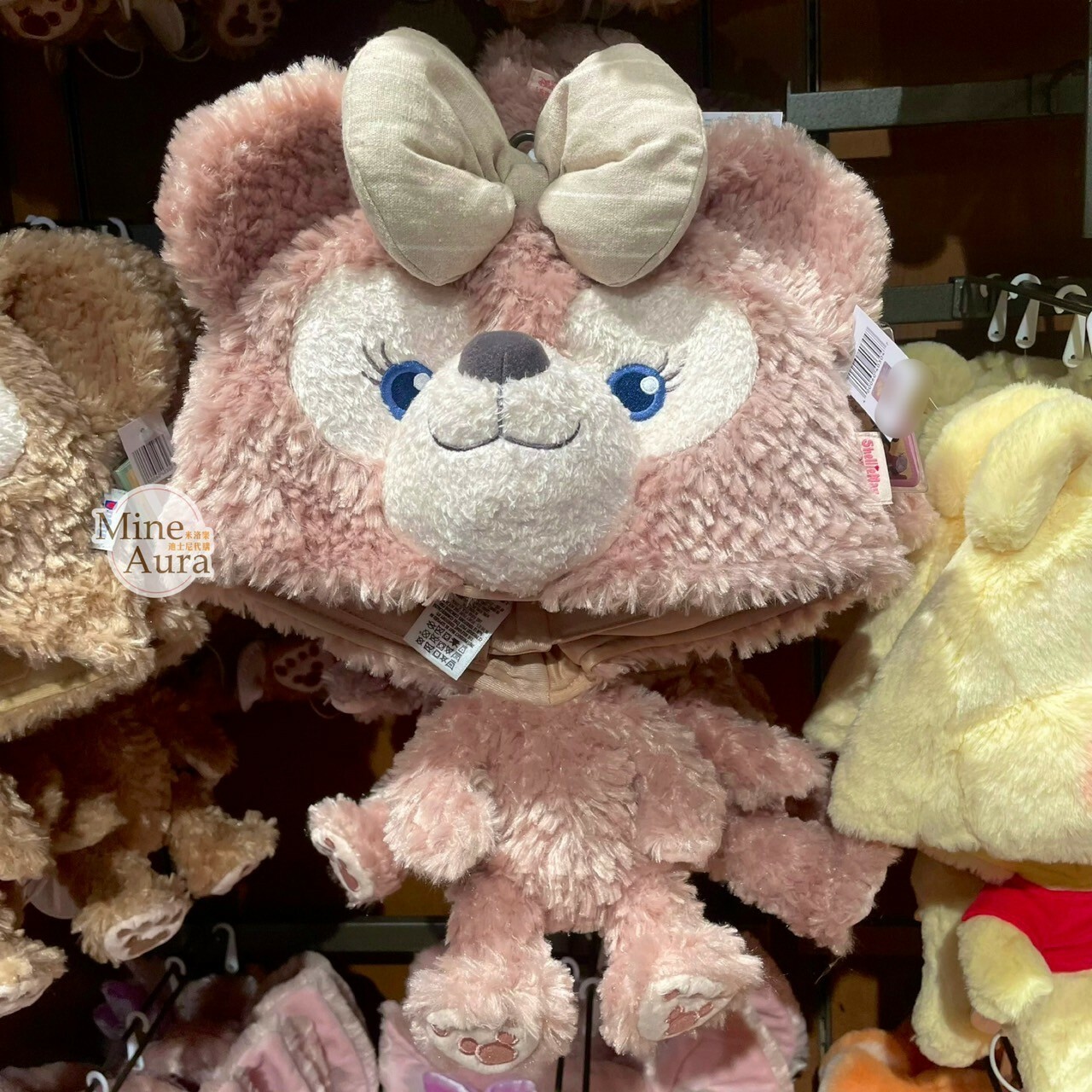 雪莉玫 ShellieMay 大頭小身體絨毛 造型帽 帽子 頭套 -上海迪士尼樂園