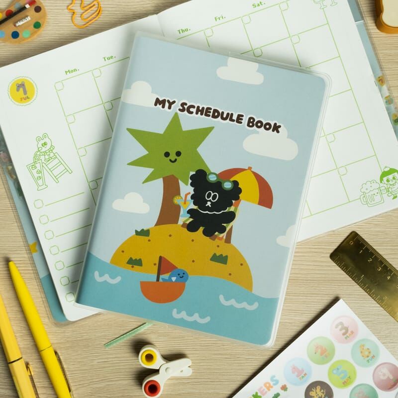 DOBO假期款 萬年曆 手帳本｜微醺斑比